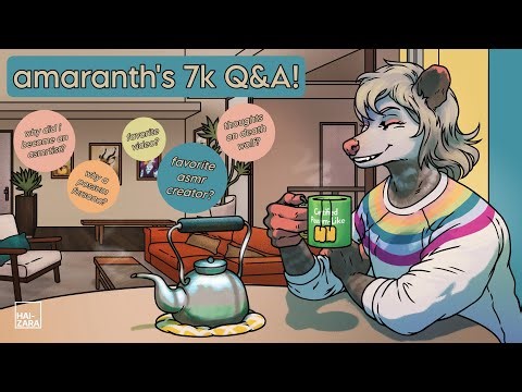 amaranth answers YOUR questions! 🌟7k Q&A🌟 (furry asmr / soft spoken)