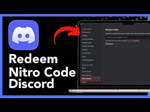 How To Redeem Discord Nitro Code - Step By Step
