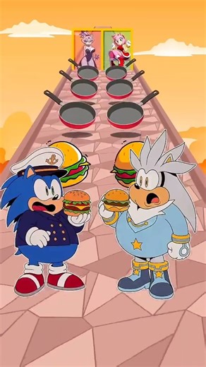 Body Fat Run: Sonic vs. Silver Day 86 Challenge! #Sonic The Hedgehog #sonic