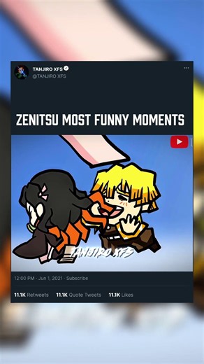 ZENITSU MOST FUNNY MOMENTS #anime #viral #shorts #youtubeshorts