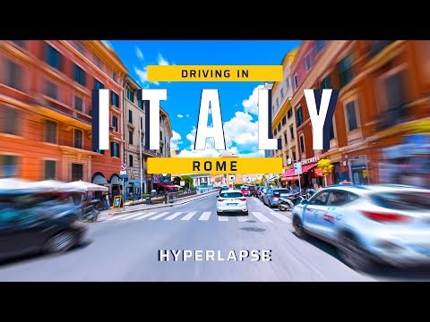 Rome 4K City Hyperlapse | Colosseum & Vatican in Minutes | Italy Time-lapse Drive