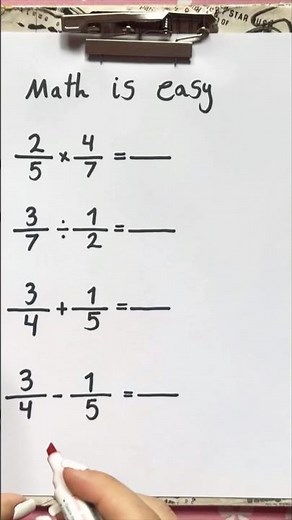 Fraction Tricks ✨ | Fast Methods for Add, Subtract, Multiply & Divide Fractions
