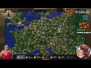 Euro Truck Simulator 2 (1.58) Full Maps ProMods maps Combo and Load Order [1.58] + DLC's & Mods