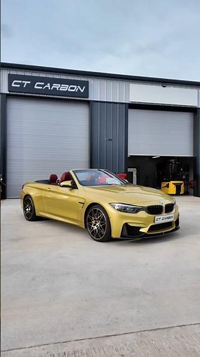 Installing a rain light carbon diffuser and carbon splitter to an F83 M4! #bmw #carmods #carbonfiber