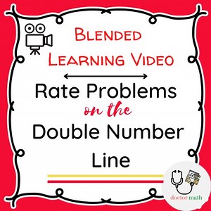 Visualizing and Solving Rate Problems using a Double Number Line:  Part I