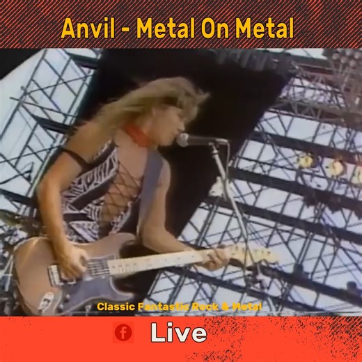56K views · 1.7K reactions | Anvil Metal On Metal | Classic Fantastic Rock and Metal | Facebook