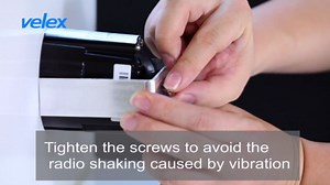 Velex Marine Stereo Speaker Package Bluetooth, MP3 USB AM FM Marine Stereo - 2 x 6.5 Inch Black Speakers, Antenna