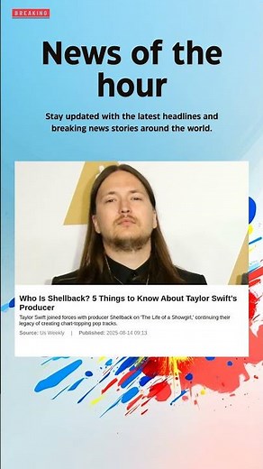 Breaking News: Who Is Shellback? 5 Things to Know About Taylor Swift’s Producer #shellback