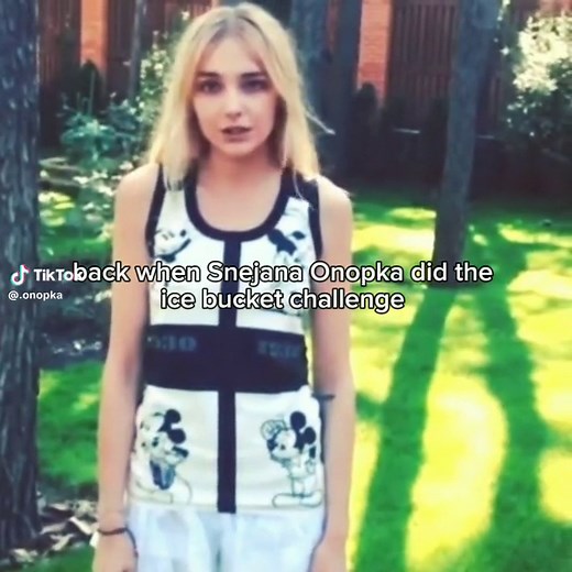 Snejana Onopka's Ice Bucket Challenge | Unforgettable Cut-off!