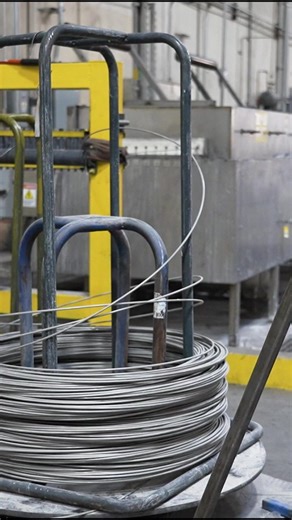 How does the in-line annealing process actually work? 🔥 In this video, we walk through each step of the in-line annealing process from start to finish. The wire begins its journey with a high-pressure hot-water cleaning stage at about 165°F. After a thorough rinse, it enters the annealing furnace, where temperatures soar between 1,900–2,000°F to soften the wire and enhance ductility. As soon as it leaves the furnace, the wire is rapidly cooled in a quench tank, dropping to roughly 100°F. This f