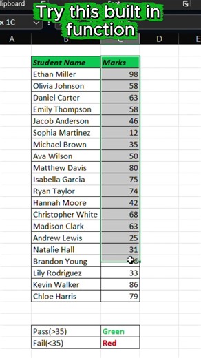 Excel Custom Formatting Trick (No Formula Needed!) #officeskills #excel #exceltips