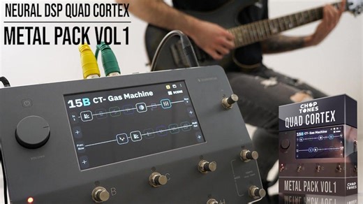 The Choptones Metal Pack Vol1 for Neural DSP Quad Cortex will bring the use experience of your device to the next level, offering you the finest Neural Captures and Impulse Responses the market could offer, giving you the feeling of using actual amps in a modern, ready to play, preset! | Choptones