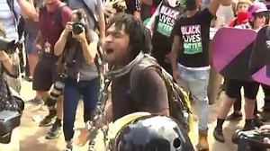 Warning: Video contains disturbing content and language not suitable for all viewers. White nationalist rally supporters and counter-protest groups began chanting, screaming, throwing punches, hurling objects and unleashed chemical sprays on each other Saturday afternoon in Virginia. READ MORE: http://globalnews.ca/news/3665525/state-of-emergency-declared-as-white-nationalist-protests-turn-violent-in-virginia/ | Global News