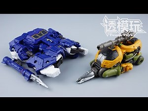 【SwiftTransform】CYBERTRON BRAWN vs SOUNDWAVE! Studio Series Brawn&Soundwave BUMBLEBEE 變形金刚 大黄蜂 透模玩速变