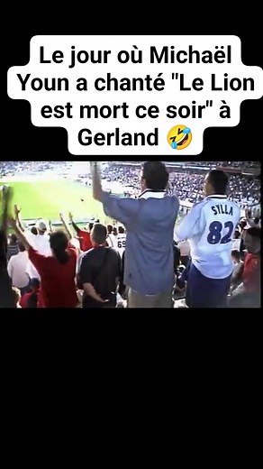497K views · 6.3K reactions | Le jour où Michaël Youn à chanté "le Lion est mort ce soir" a Gerland 藍 | Supporters de Saint-Etienne | Facebook