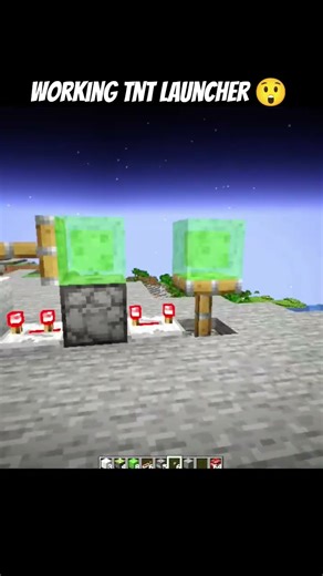 MINECRAFT WORKING TNT LAUNCHER 😲