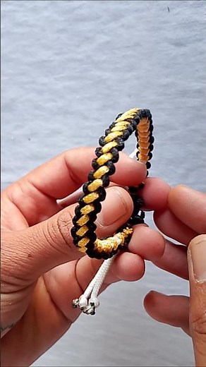 Diy macrame bracelet || How to make beaded macrame bracelet || Macrame bracelet tutorial #macramemak