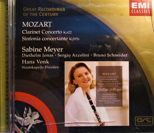 Mozart - Sabine Meyer, Staatskapelle Dresden, Hans Vonk - Clarinet Concerto K.622 / Sinfonia Concertante K.297b