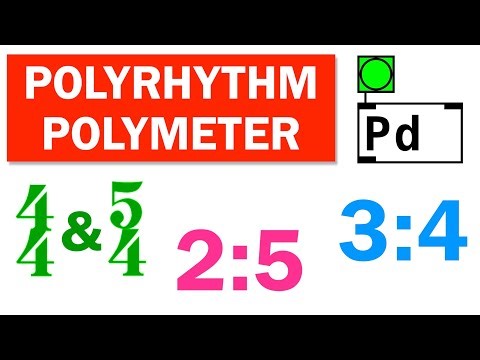 Polyrhythm & Polymeter Pure Data Tutorial