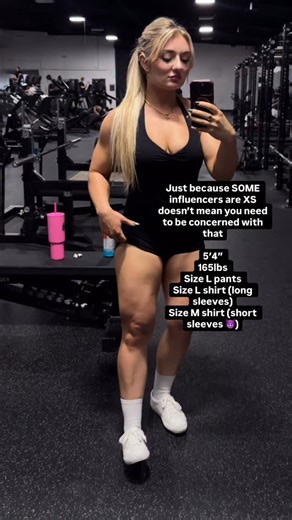 Katie Salerni - Elite Strength & Fitness Coach on Instagram: "I saw a post this weekend where a woman bought XS shorts from dfyne because all of her favorite influencers insisted they wore XS. First of all… some people lie bbgirl. Some people lie. Second of all, another woman’s size should not determine your own. Growth shouldn’t be demonized it should be celebrated. Clothes shouldn’t be the measure of your self worth, you don’t get a fucking prize for wearing size small. And yet I remember HATI