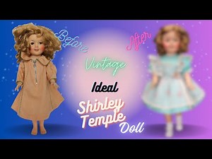 67 yr old Vintage Doll Restoration Ideal Shirley Temple Doll/#vintagedollrestoration @diydollartist
