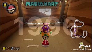 Choco mountain 2022 vs 1996.. #mariokart8#mariokart64#chocomountain#shortcut