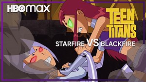 Esta pelea es el inicio de la superrivalidad entre StarFire y su hermana Blackfire. #TeenTitans, ya disponible en HBO Max. | HBO Max