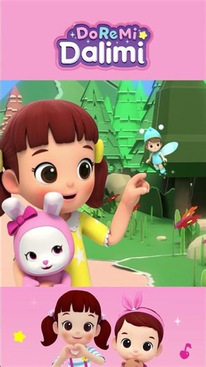 Color Magic Fairy Song🎨✨ㅣDoremi Dalimi | Animation #Shorts #kidssong #cartoon