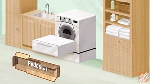 LG 7.4 cu. ft. Vented SMART Stackable Gas Dryer in Alpine White with TurboSteam, AI Sensing and LCD Display DLGX5801A