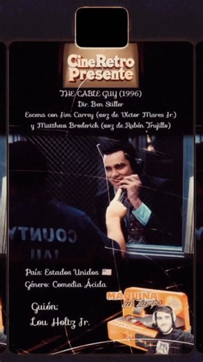 Cine Retro Presente: The Cable Guy (1996) #film #pelicula #cineyseries #reels #retro #jimcarrey #90s