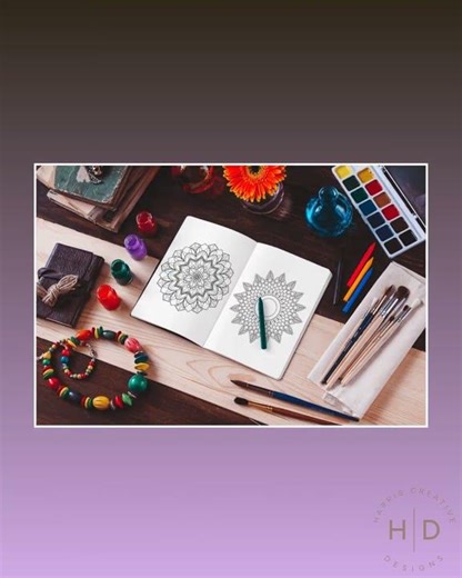 Detailed Mandala Adult Coloring Book