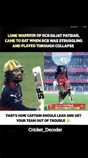 Lone Warrior For RCB 🥶💀