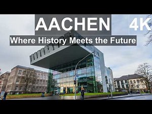 Aachen 4K: Driving Through Germany’s Historic Imperial City | RWTH Aachen University Tour