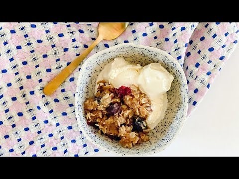 How To Make Oat Crumb Topping For Fruit Crumbles | Pantry Recipe | Kelsey Nixon
