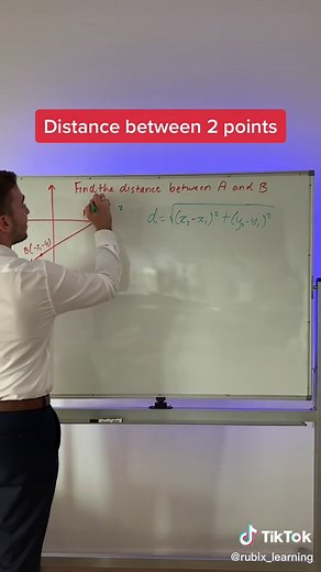 Calculating Distance Between Two Points Using the Distance Formula