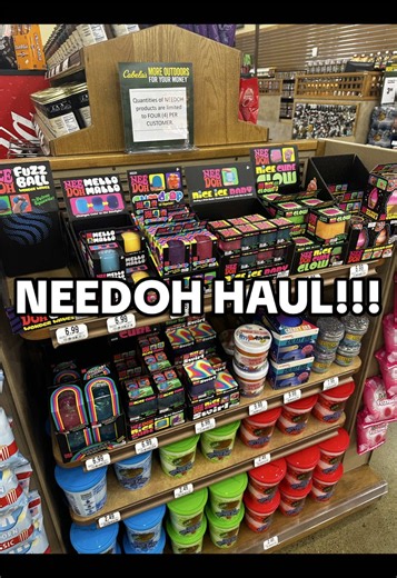 FIRE NEEDOH HAUL!!! @bassproshops @NeeDoh Official @︎ ︎zayda #needoh #squishy #squishyhaul #needohhaul #haul
