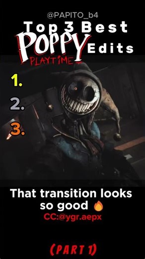 Ranking the Best Poppy Playtime Edits PART 1