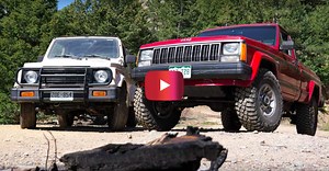 Jeep Comanche vs. Suzuki Samurai: An Epic Look at Off-Roading in the 1980's