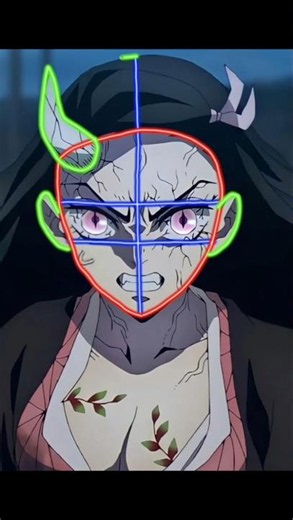 How to draw Nezuko from Demon slayer ✨#ytshorts #tutorial
