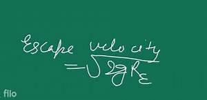 The escape velocity of a particle of mass \mathrm{m} varies as.... | Filo