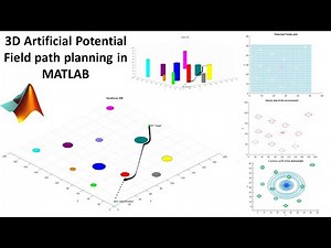 3D Path Planning using Artificial Potential Field | UAV path Planning and Obstacles Avoidance MATLAB