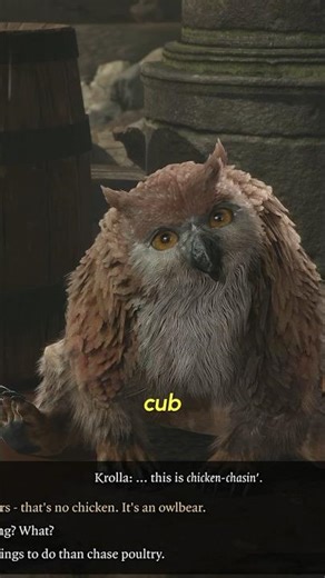 How to Rescue the Owlbear Cub! #baldursgate3 #baldursgate