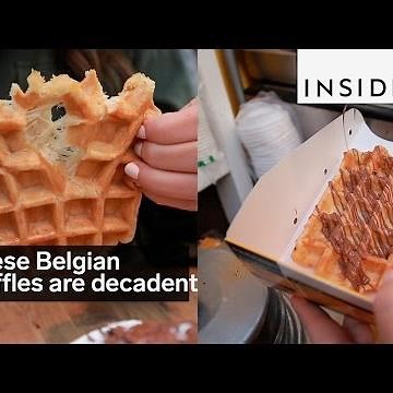 These Belgian waffles are decadent
