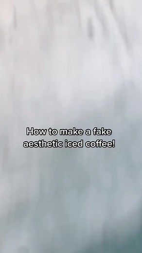 Part 1: making a fake aesthetic iced coffee 🤍🤍🤍 #fyp #foryoupage #28XTREMES #foryouworks #viral #fypシ #aethestic #foryoupageworks