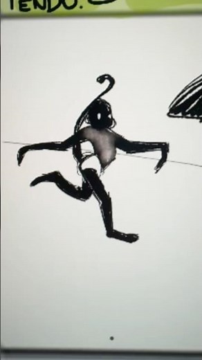 I never see monkey run