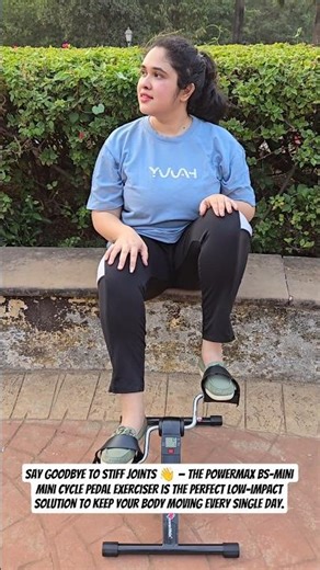 PowerMax BS-Mini Cycle Pedal Exerciser is secretly saving my knees #powermax #exercisegoals