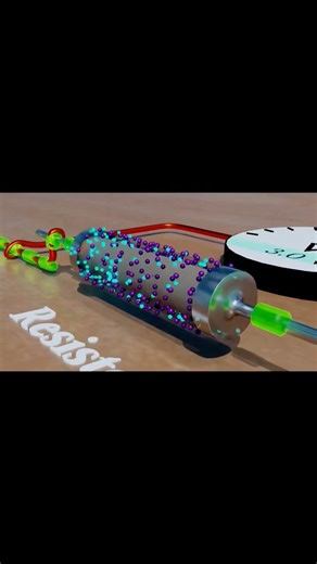 carbon Rresistor working animation #12thphysics #visualization #animation #physicsanimation