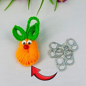 How To Make Cute Colorful Yarn Easy Craft Idea! | Rana Craft