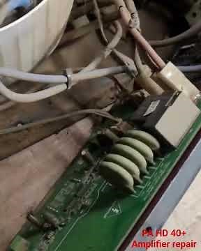 PA HD 40+ Amplifier Repairing | Power Supply & Audio Problem Fix | Sound System Repair