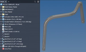 Copy feature from one surface to another
